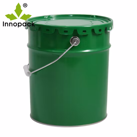Seaux en étain à anneau de verrouillage de 20 L/seau de peinture en métal Hobbocks de 25 L.